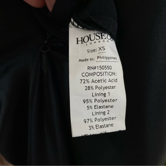 House of CB Reva Black Satin Balcony Corset Dress size XS NWOT - Picture 15 of 16